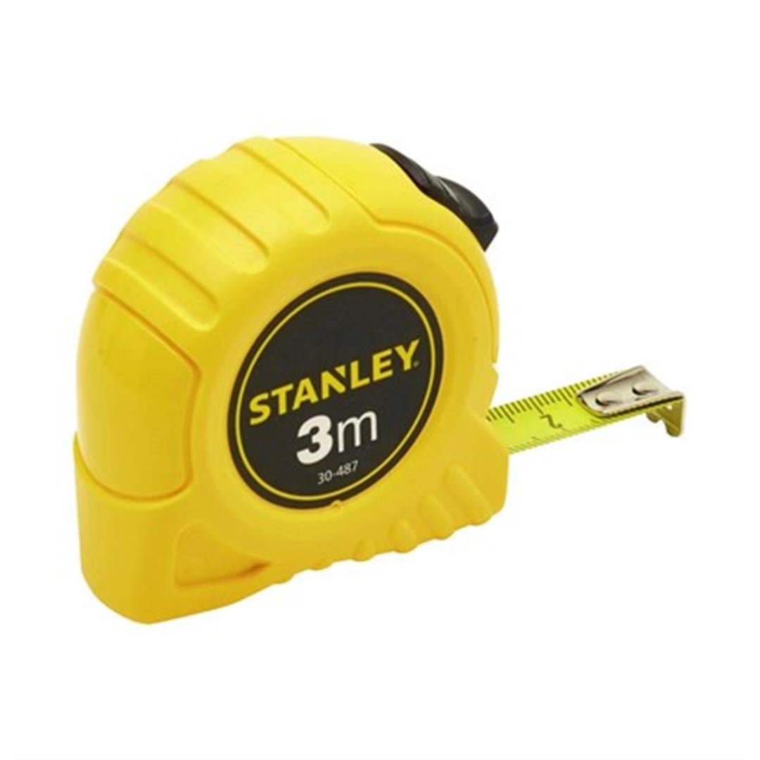 Stanley 1-30-487 Sarı Seri Şerit Metre 3 metre (3 m x 12.7 mm)