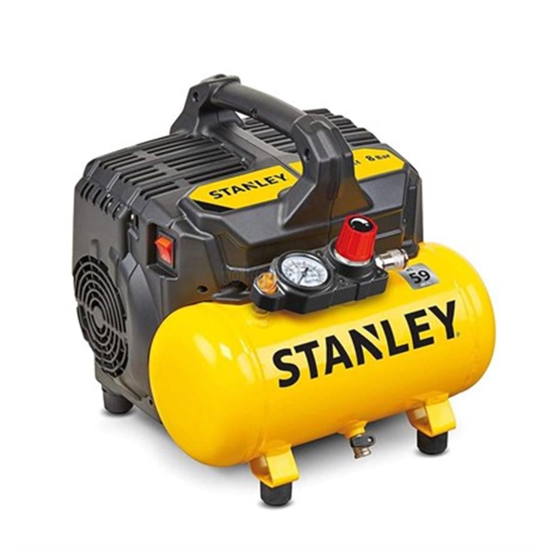 Stanley DST 100/8/6 Ultra Sessiz ve Yağsız Hava Kompresörü 59 dB - 1.0 Hp - 750 W - 6 Litre - 8 Bar
