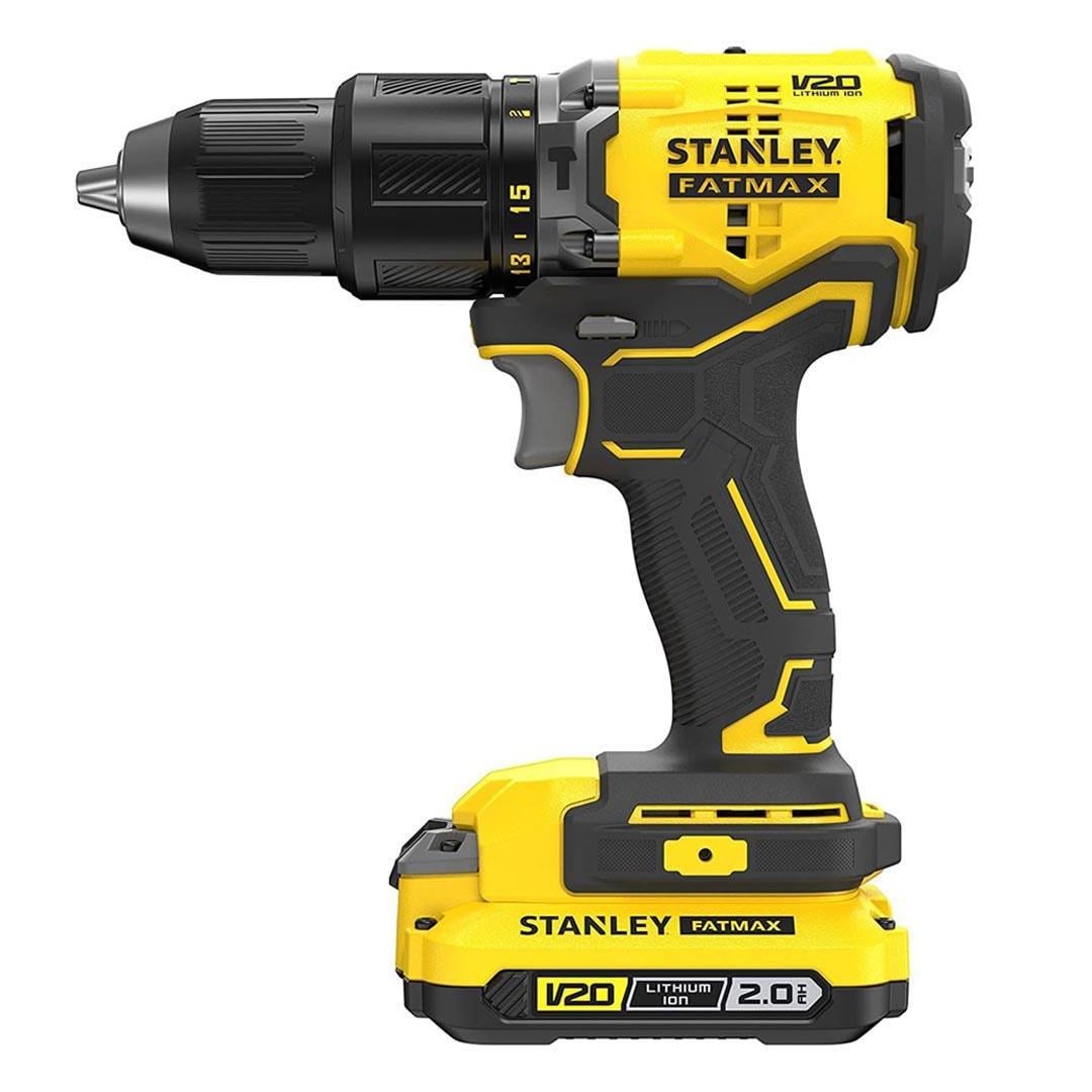 Stanley SBD715D2K 18V 2.0Ah V20 Li-ion Çift Akülü Kömürsüz Darbeli Matkap ve Vidalama