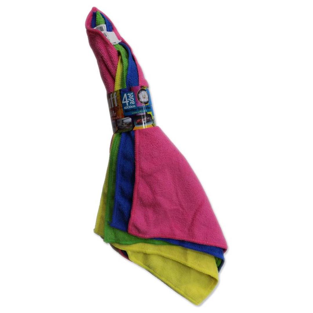 Suff Mikrofiber Temizlik Bezi 4Lü