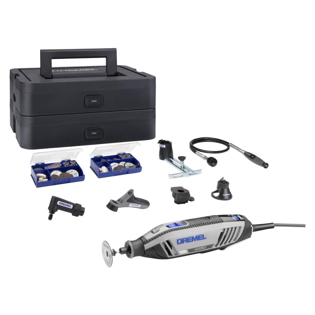 Dremel 4250-6/128 Çok Amaçlı Gravür Makinesi, Elektrikli El Motoru 128 Aksesuar 175 Watt - F0134250JS