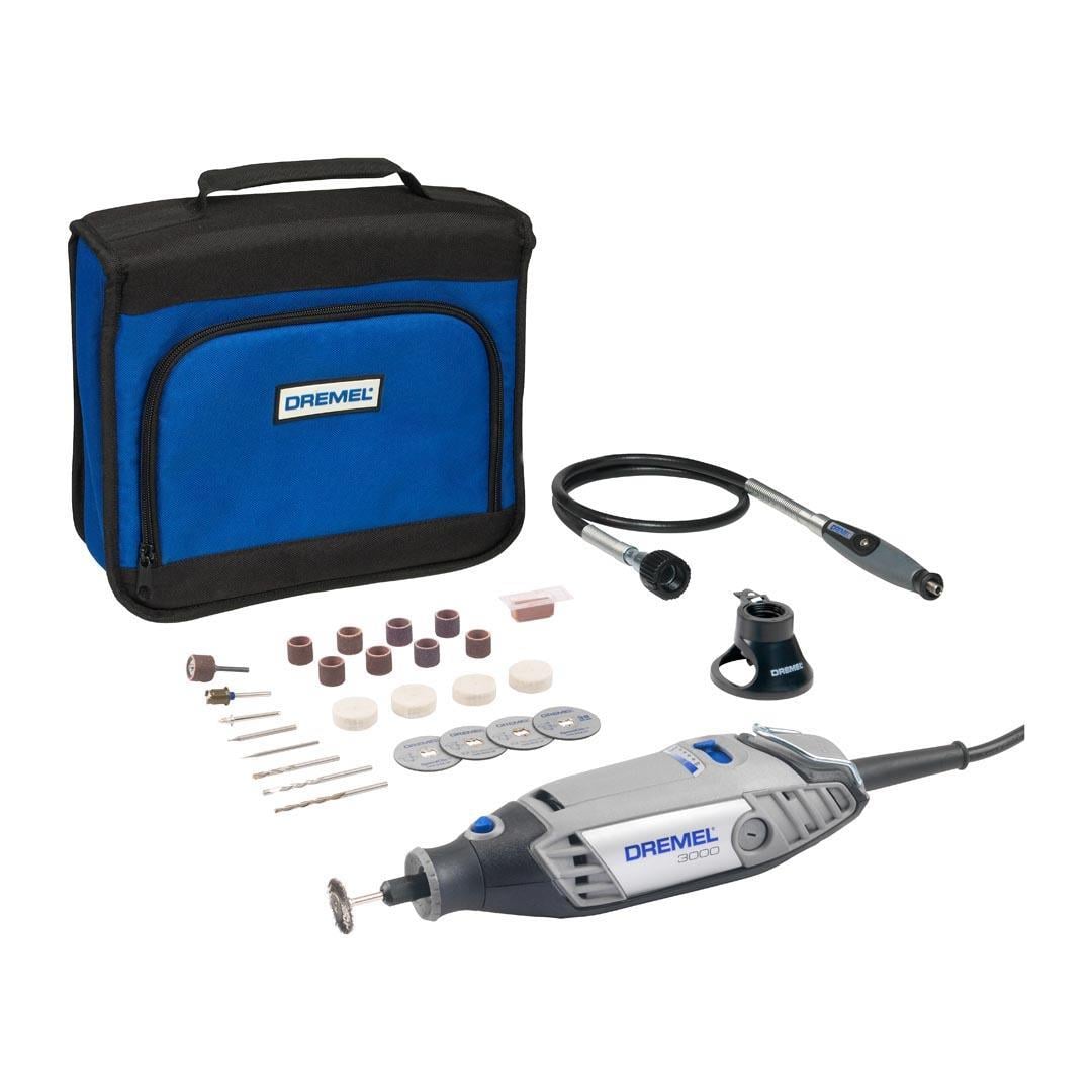 Dremel 3000-2/25 Gravür Taşlama Çok Amaçlı El Motoru 130 Watt 25 Aksesuarlı F0133000HC