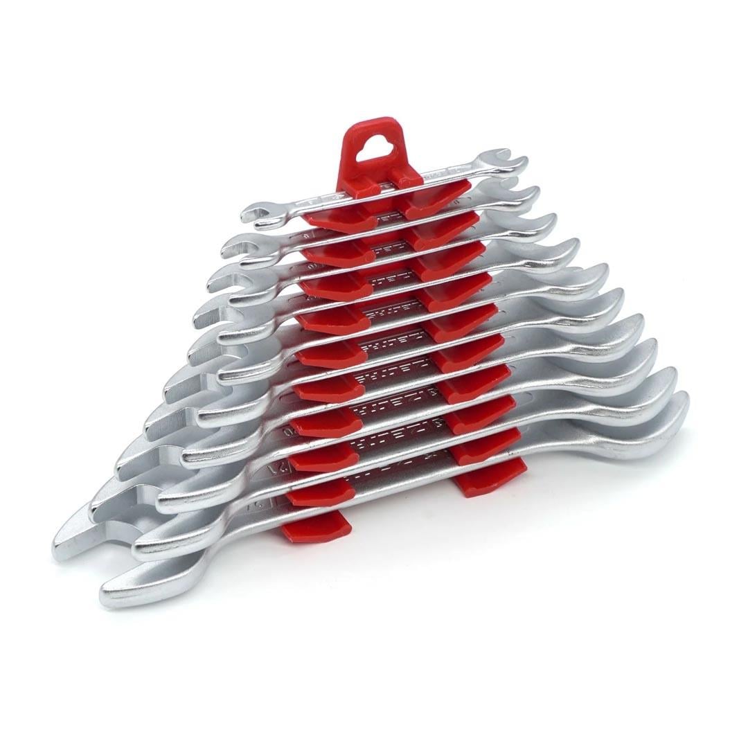 İzeltaş 0100 Çatal İki Ağız Anahtar Takımı Kısa Boy - 10Lu Set