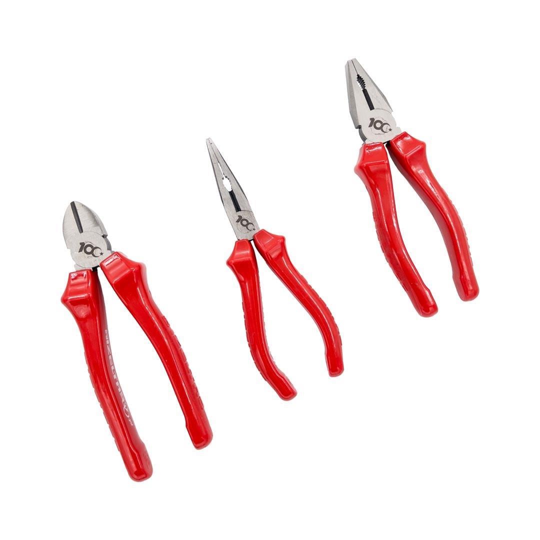 İzeltaş 13000005511 100.Yıl 160 mm Opak Pense Seti - 3 Parça