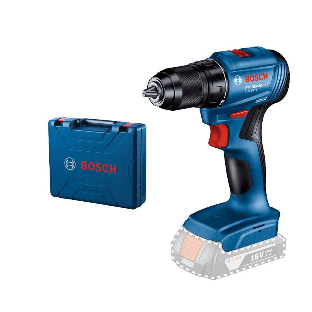 Bosch Professional GBH 18V-18 + GSR 185-LI + GWS 18V-8 + Kanvas Çanta + 3x18V 2.0Ah Akülü Set