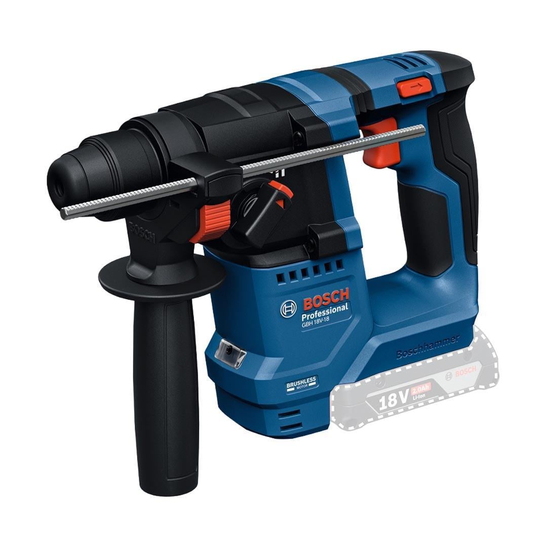 Bosch Professional GBH 18V-18 + GSR 185-LI + GWS 18V-8 + Kanvas Çanta + 3x18V 3.0Ah Akülü Set