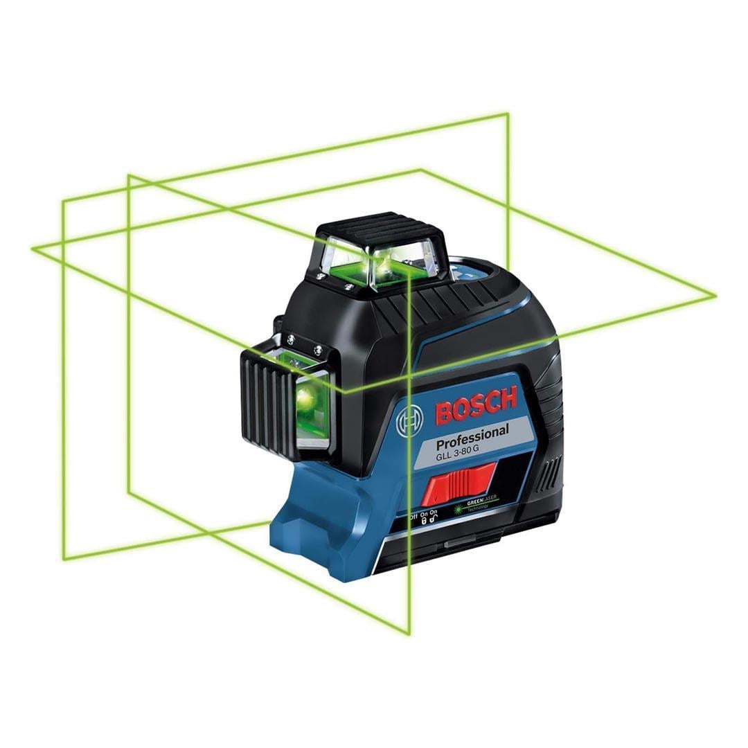 Bosch Professional GLL 3-80 G Çizgi Lazeri Yeşil Lazerli (Distomat) - 0601063Y00