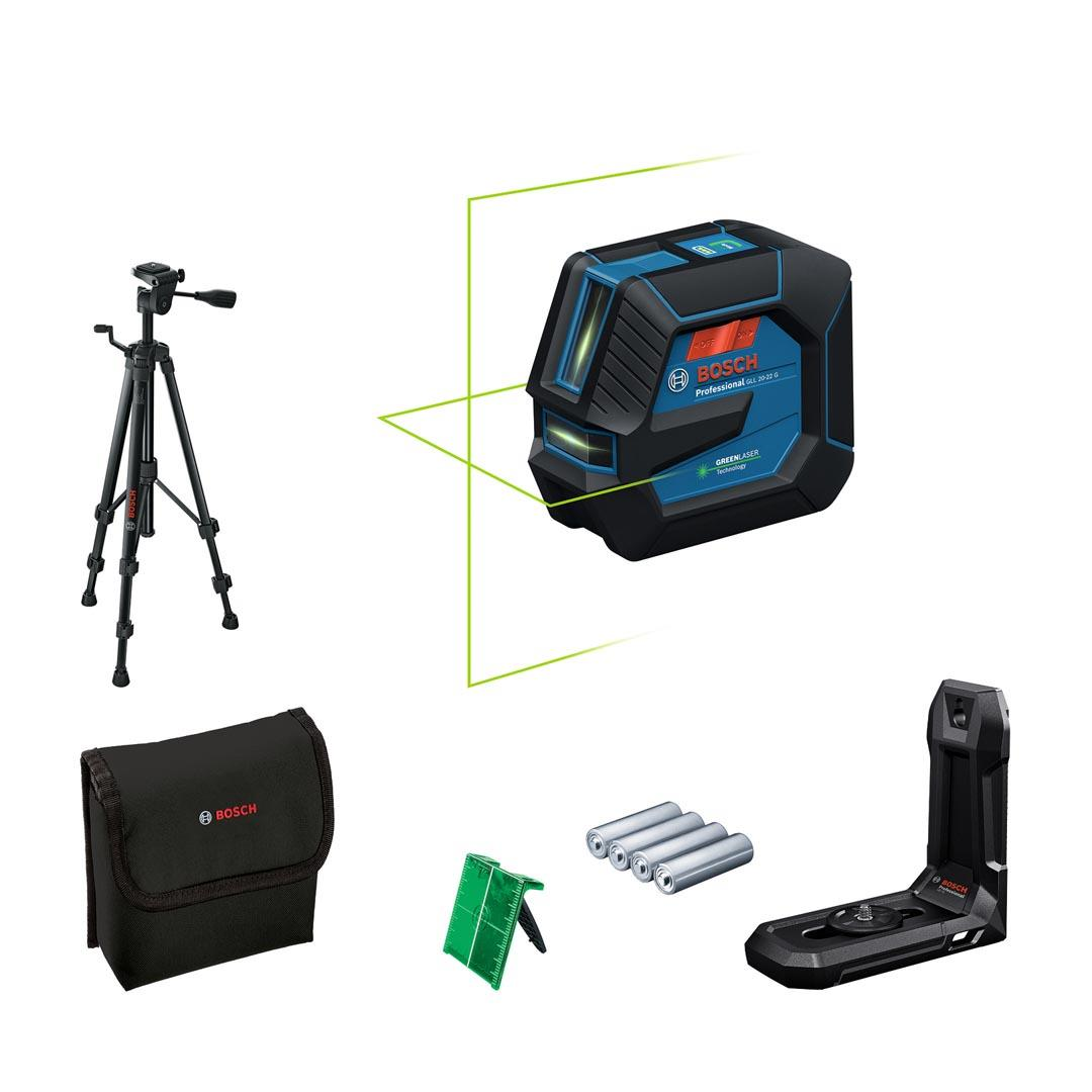 Bosch Professional GLL 20-22 G Çizgi Lazeri + BT 150 Tripod - 0601065601
