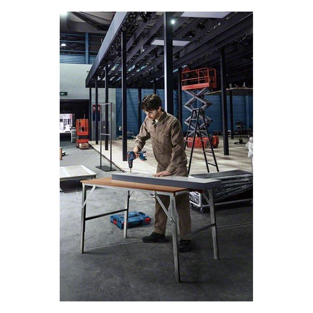 Bosch Professional GSB 18V-50 Akülü Darbeli Vidalama Makinesi (2x5.0Ah L-Boxx) - 06019H5101