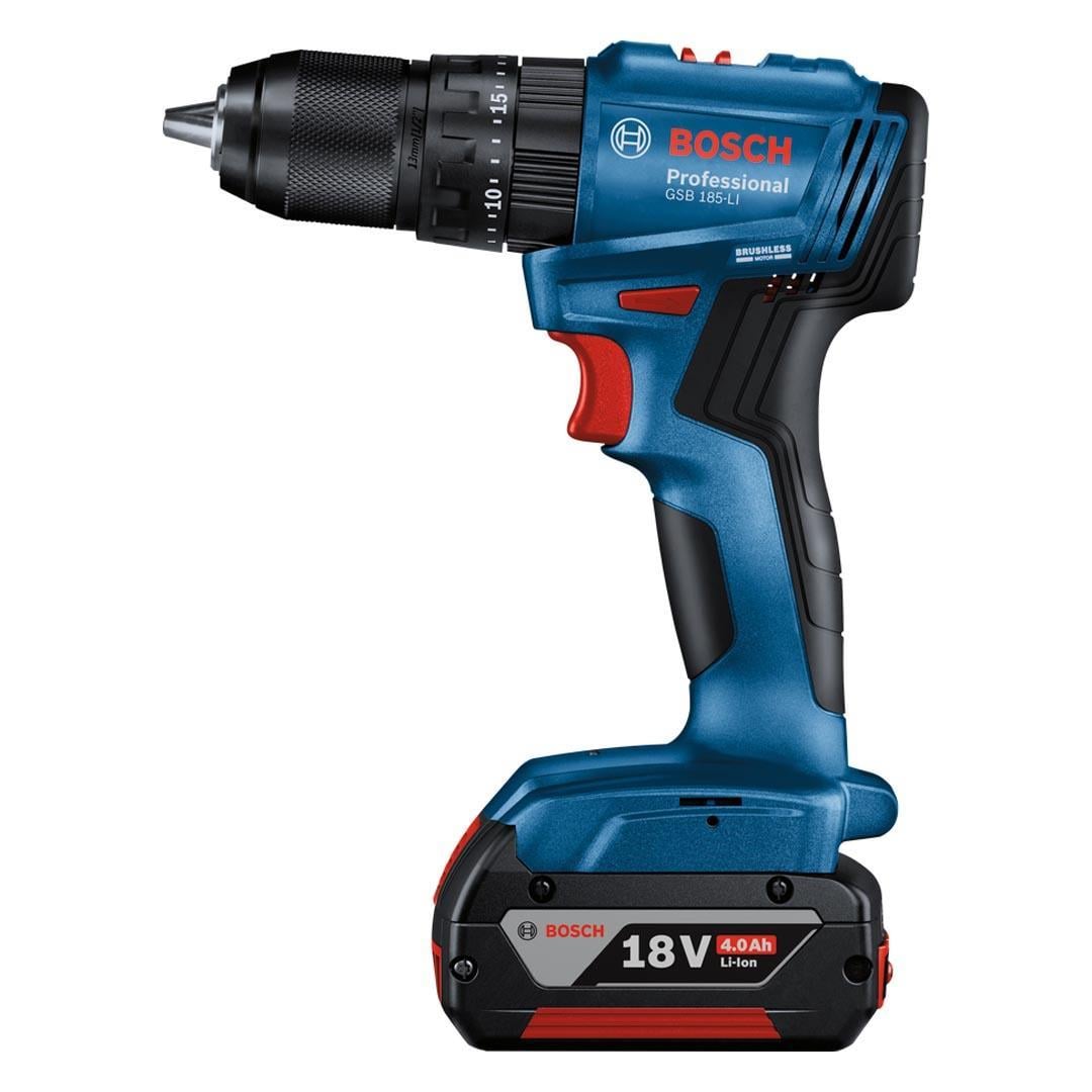 Bosch Professional GSB 185-LI 18V 2.0Ah Çift Akülü Darbeli Vidalama Makinesi - 06019K3100