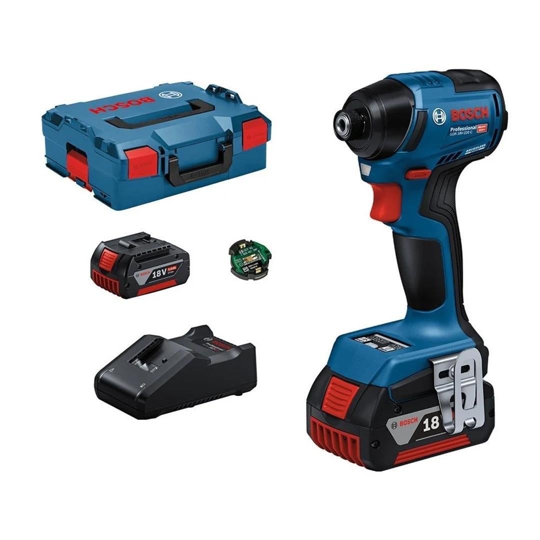 Bosch Gdr 18V-220 C 2x18v 5.0Ah Akülü Darbeli Somun Sıkma  - 06019L6003