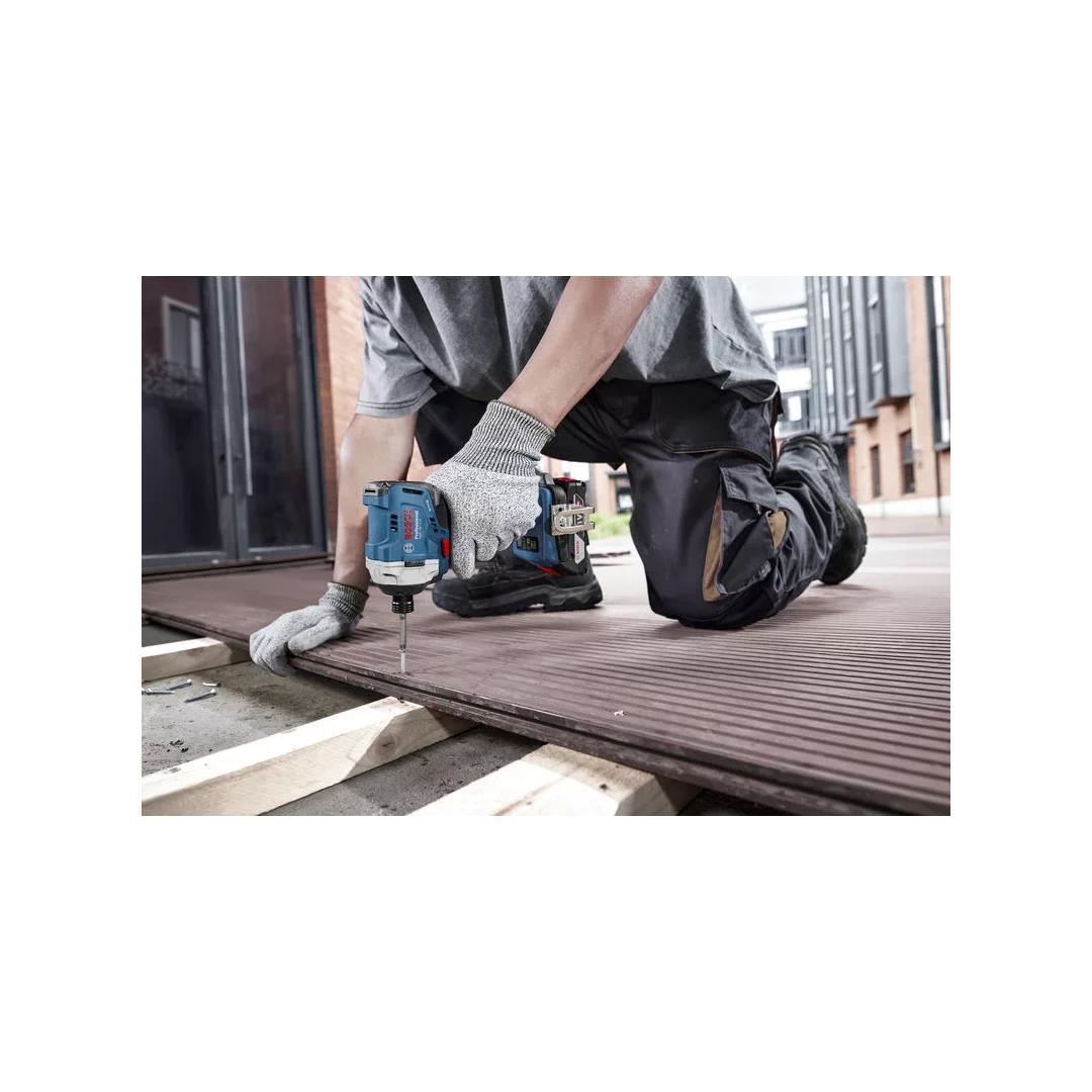 Bosch GDR 18V-215 Darbeli Somun Sıkma + GSB 185-LI Darbeli Vidalama 2x18V 2.0Ah Akü - 06019N2024