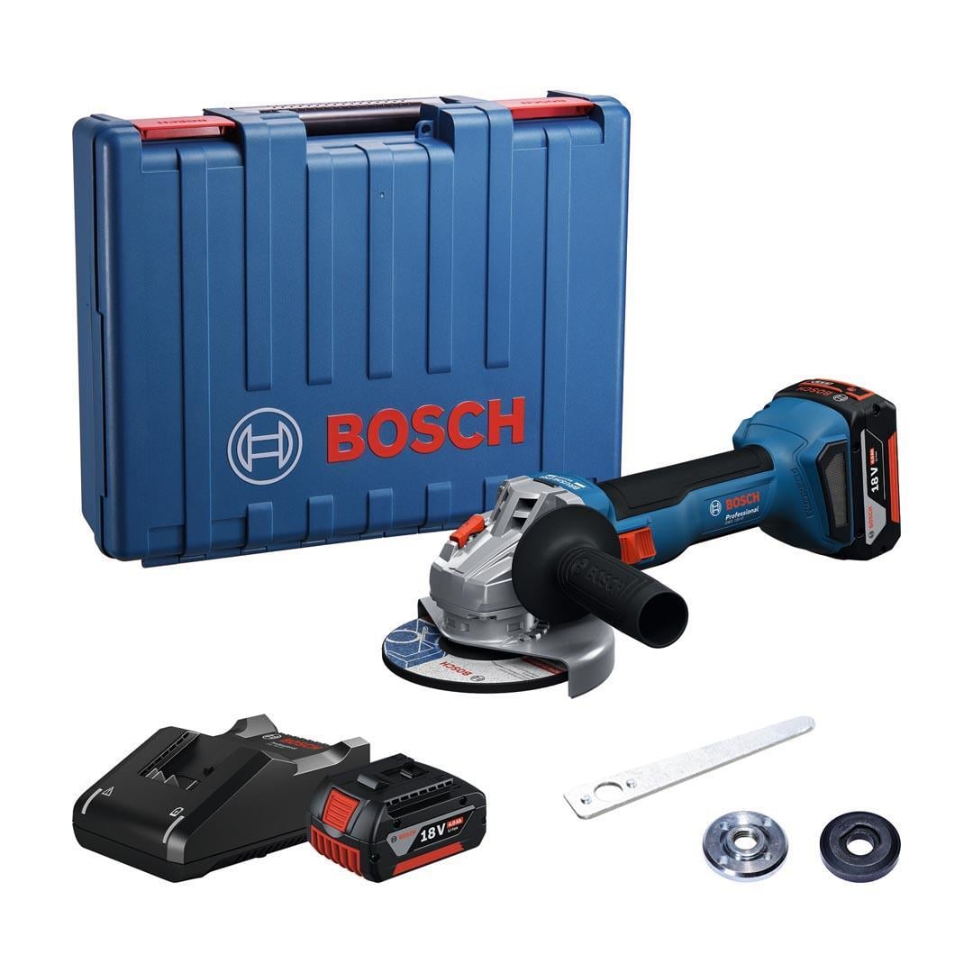 Bosch GWS 18V-8 18V 4.0Ah Çift Akülü Taşlama Makinesi 125 mm - 06019N9020