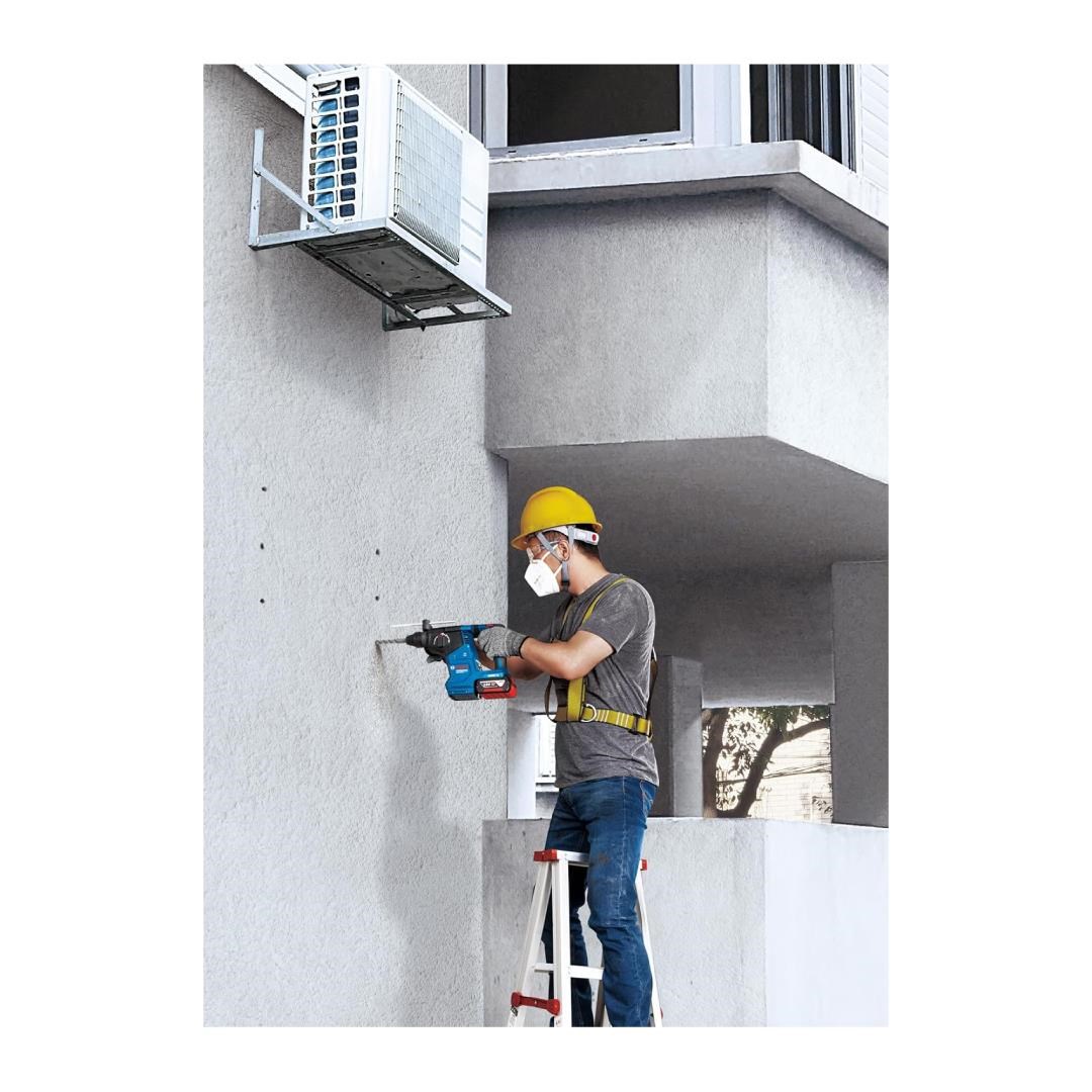 Bosch Profesyonel GBH 187-LI 18V 5.0Ah Tek Akülü Kırıcı Delici Matkap - 0611923022