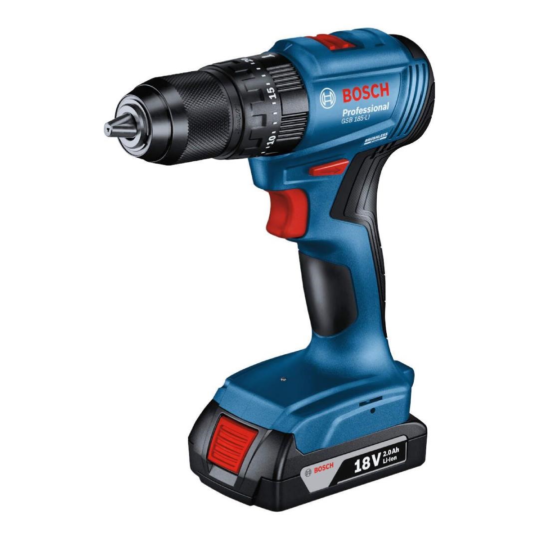 Bosch Professional GSB 185-LI 18V 2.0Ah 3 Akülü Darbeli Vidalama Makinesi  - 0615990N1Z