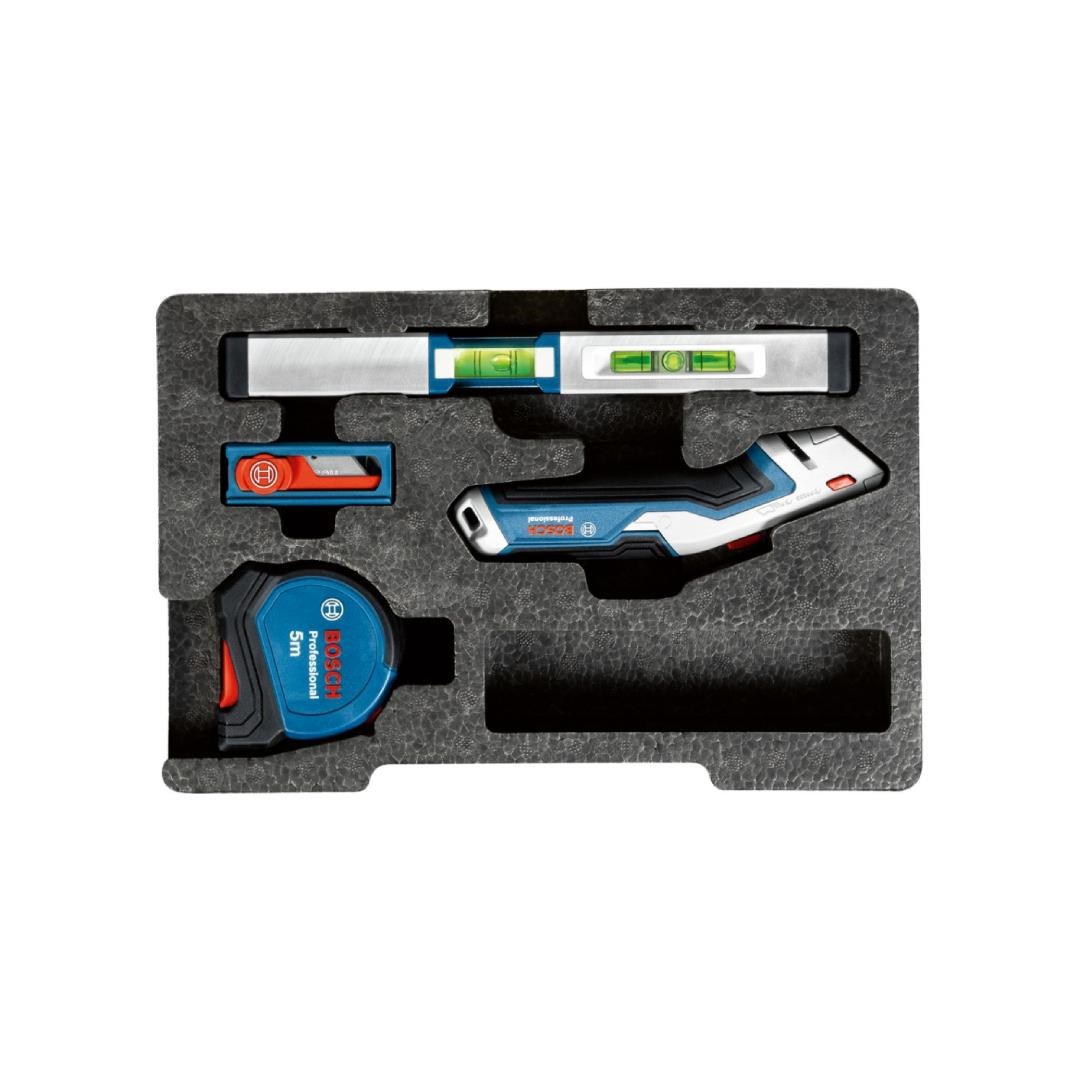Bosch Professional GSR 18V-65 18V 5.0Ah Çift Akülü Delme Vidalama Makinesi ve El Aletleri Seti 10 Parça - 20615A5007K
