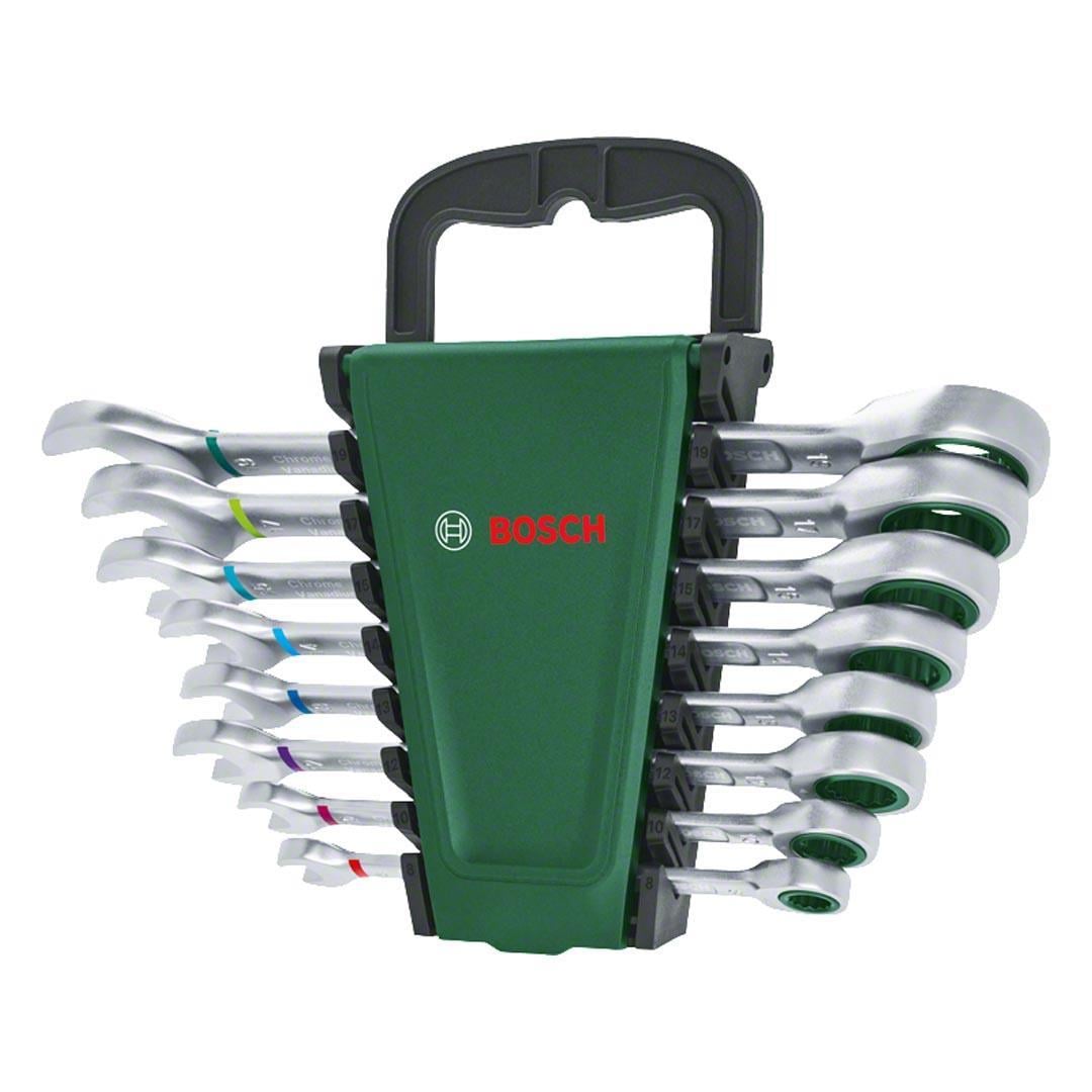 Bosch Cırcırlı Kombine Anahtar Seti 8 Parça - 1600A027PS