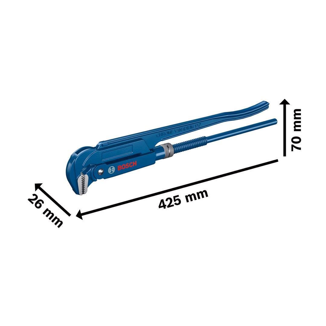 Bosch Professional Köşe Boru Anahtarı 90° 420 mm - 1600A02W3V