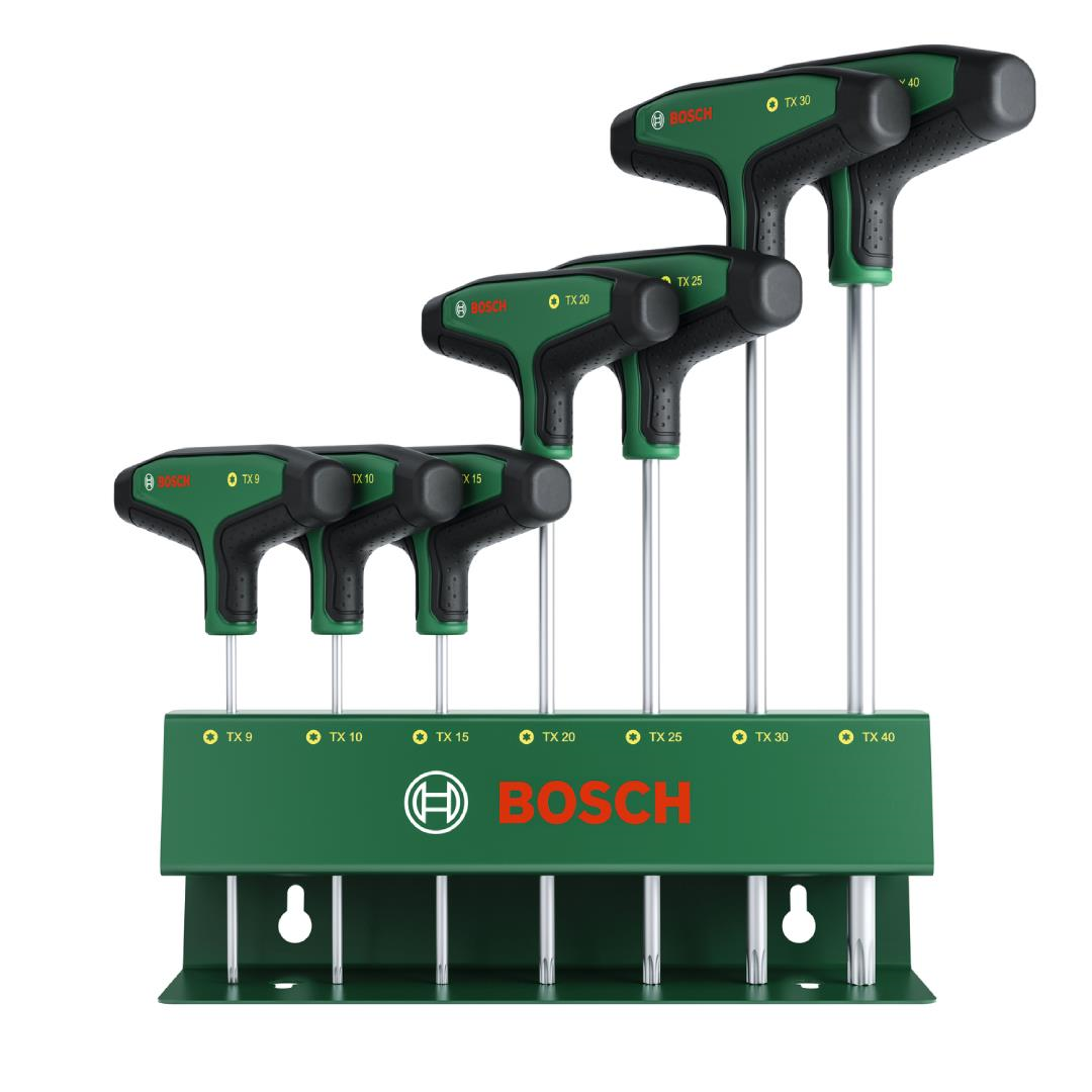 Bosch T Saplı Torx Allen Anahtar Seti 7 Parça  - 1600A039J2
