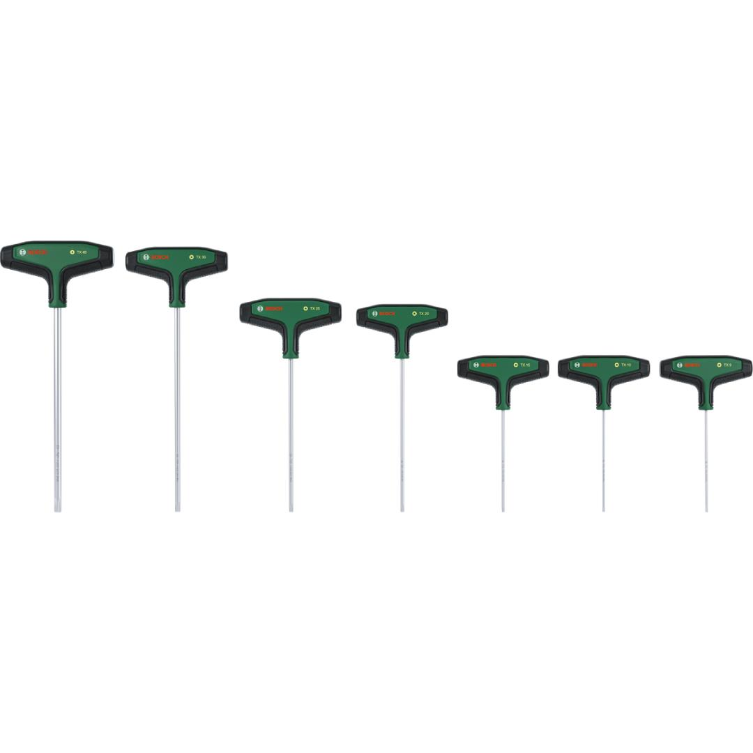 Bosch T Saplı Torx Allen Anahtar Seti 7 Parça  - 1600A039J2