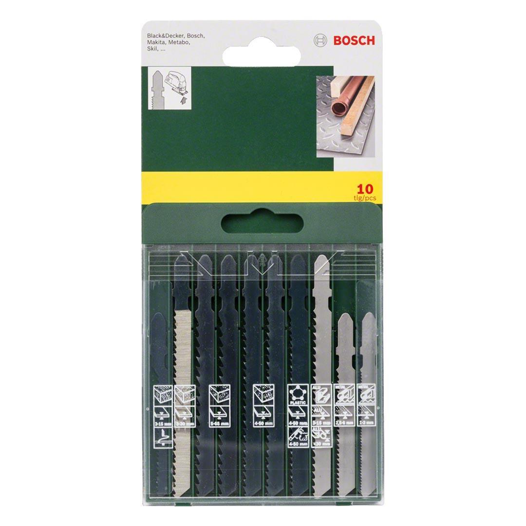 Bosch 10 Parça Dekupaj Testere Seti Karışık (Promo) - 2607019461