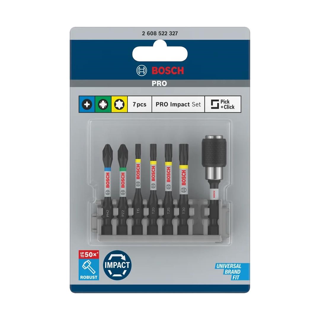 Bosch Impact Control Serisi Vidalama Ucu Seti 7 Parça - 2608522327