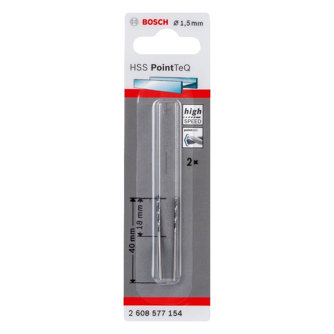 Bosch HSS-PointeQ Metal Matkap Ucu 1.5 mm 2li - 2608577154