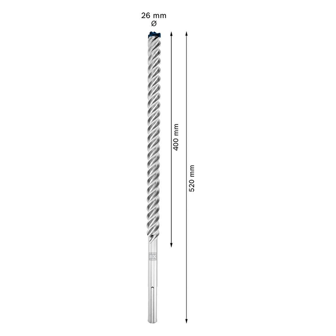 Bosch Expert SDS-Max-8X Kırıcı Delici Delme Ucu 26x400x520 mm - 2608578644