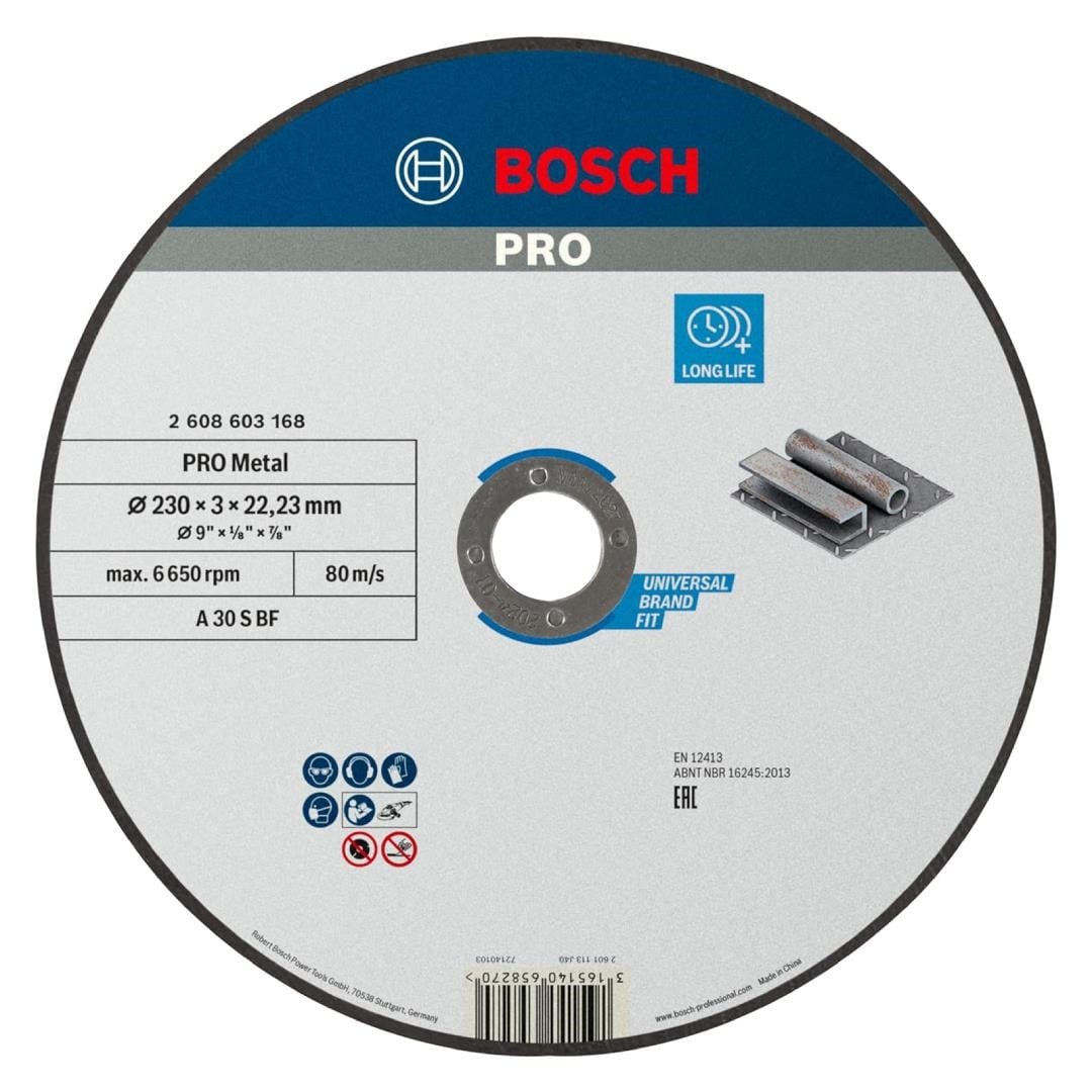 Bosch PRO Metal Kesme Diski 230x3x22.23 mm - 2608603168
