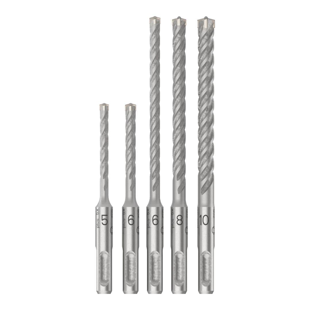 Bosch SDS-Plus-5X Kırıcı Delici Ucu Seti 5 Parça - 2608833910