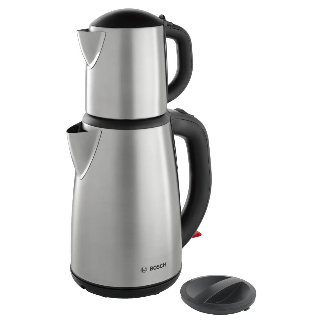 Bosch TTA5883 Paslanmaz Çelik Demlikli Çay Makinesi 1800 Watt - 1.7 Litre