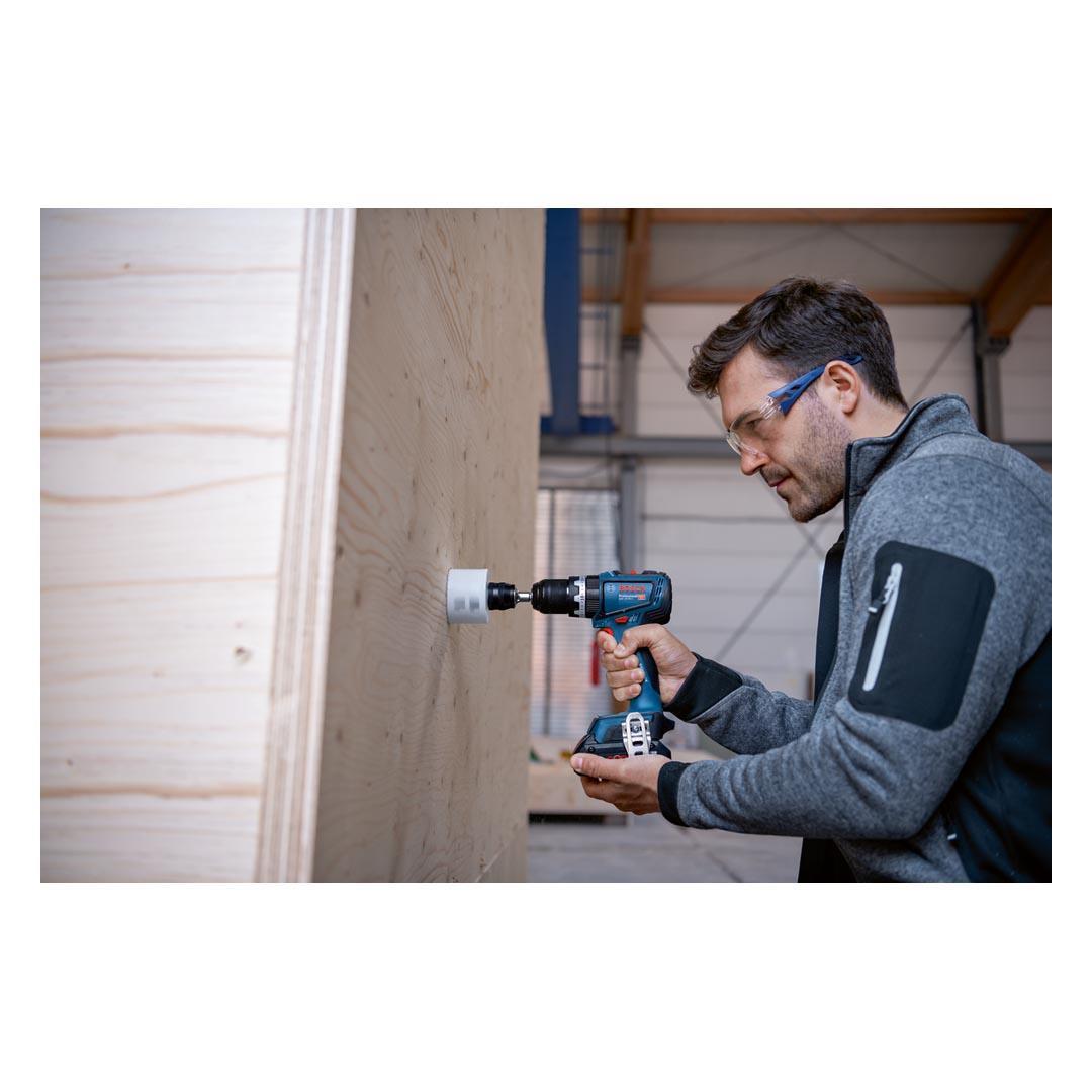 Bosch Professional GSB 18V-90 C Akülü Darbeli Delme Vidalama Makinesi - Solo Makine - 06019K6100