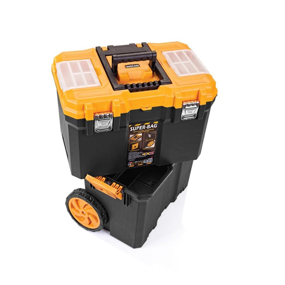 Super-Bag ASR-5039 Çift Katlı Tekerlekli Takım Çantası