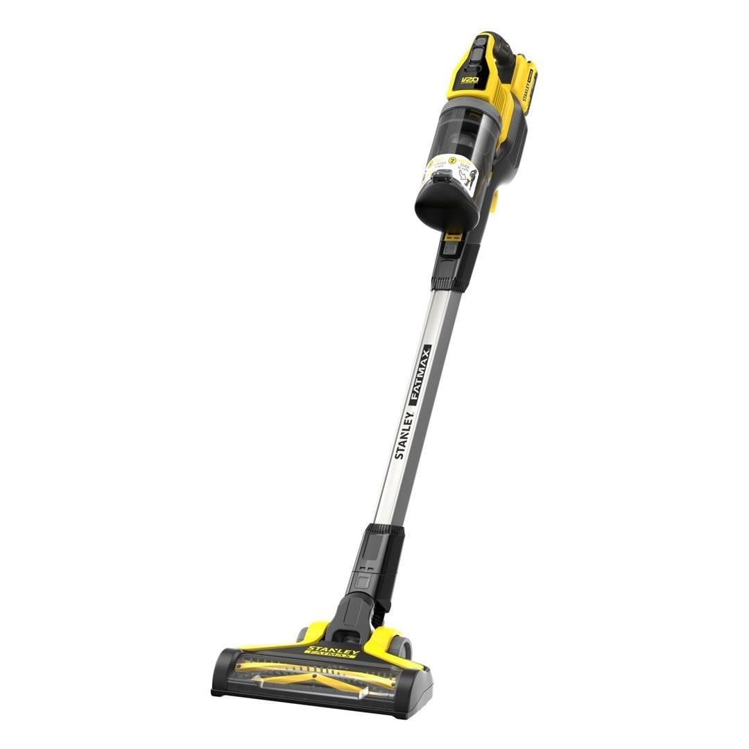Stanley SFMCVS001D1 18V 2.0Ah Tek Akülü Kablosuz Şarjlı Dikey Süpürge