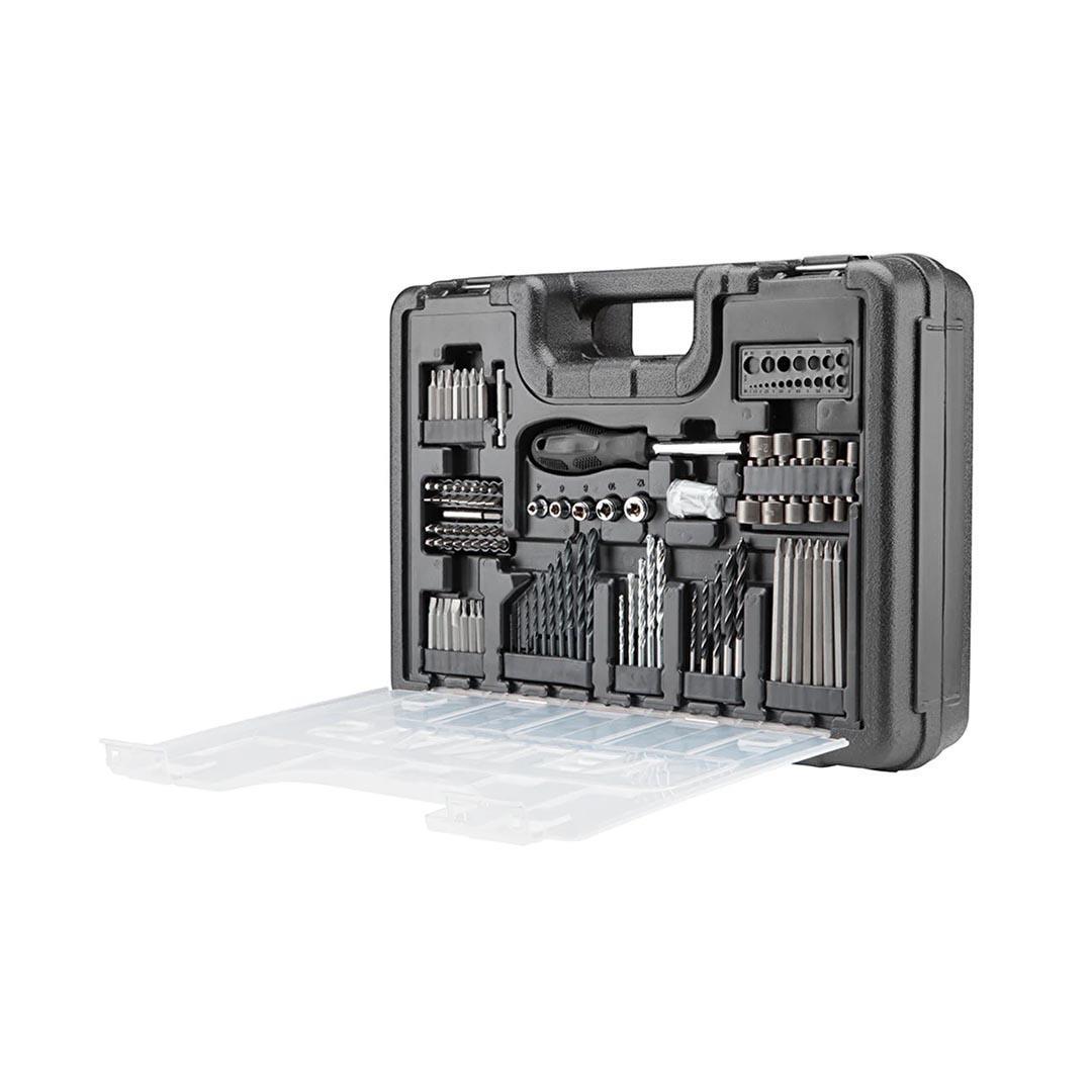 Stanley SBH20D2KA 18V 2.0Ah Li-ion Çift Akülü Kömürsüz Darbeli Matkap + 100 Parça Aksesuar Seti