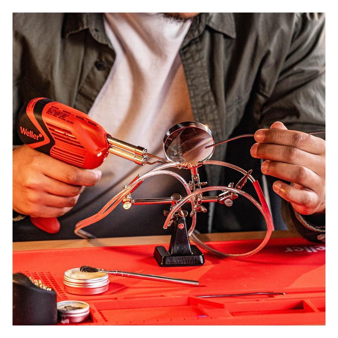 Weller WLG940023C Çift Güçlü Lehim Tabanca Havya 140 Watt / 100 Watt