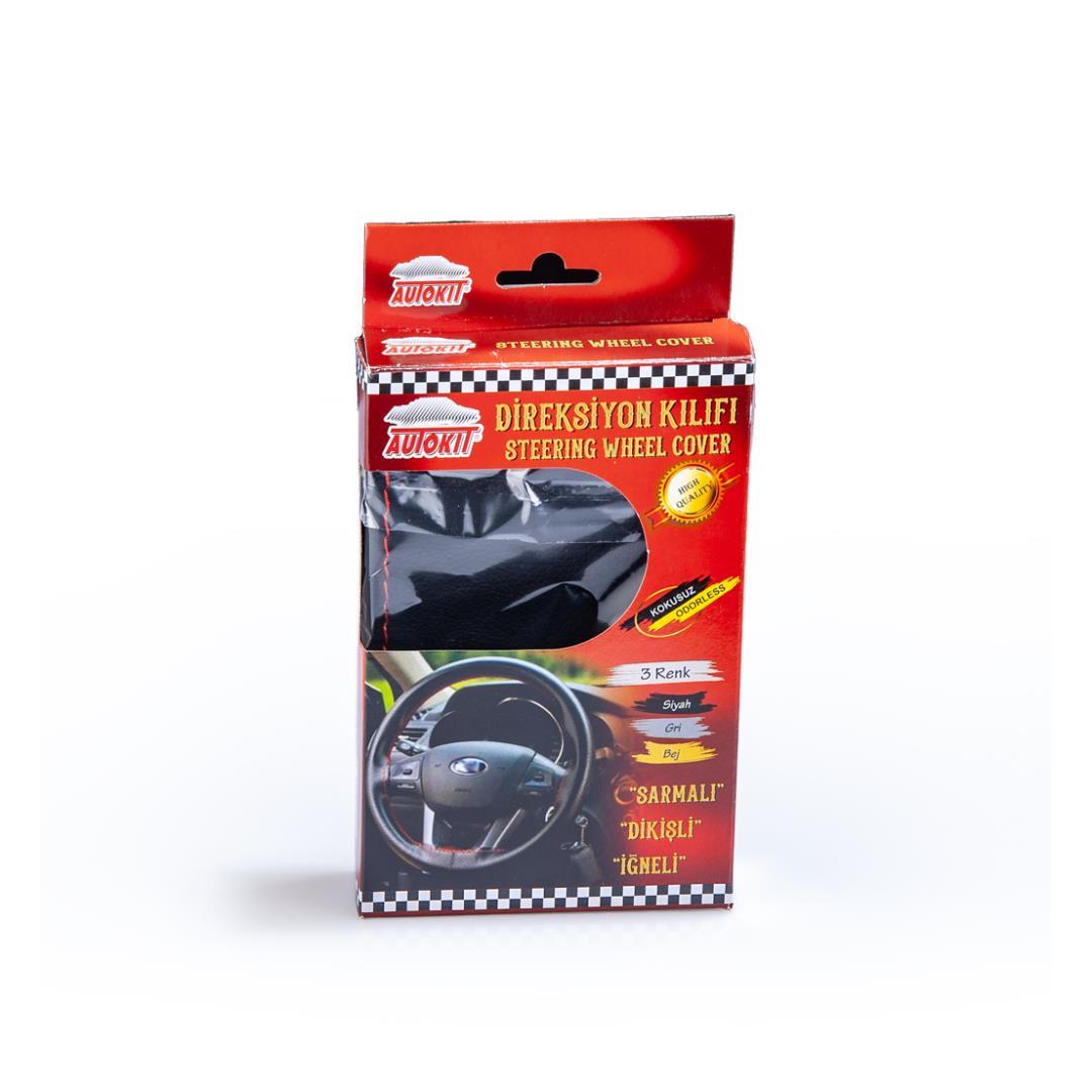 Autokit FA1-628 Direksiyon Kılıfı Sarmalı Dikişli İğneli