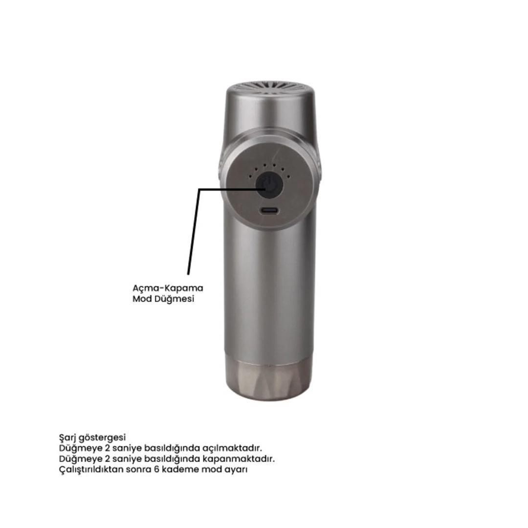 Avec AV-1001 Şarjlı Masaj Aleti 4 Başlıklı