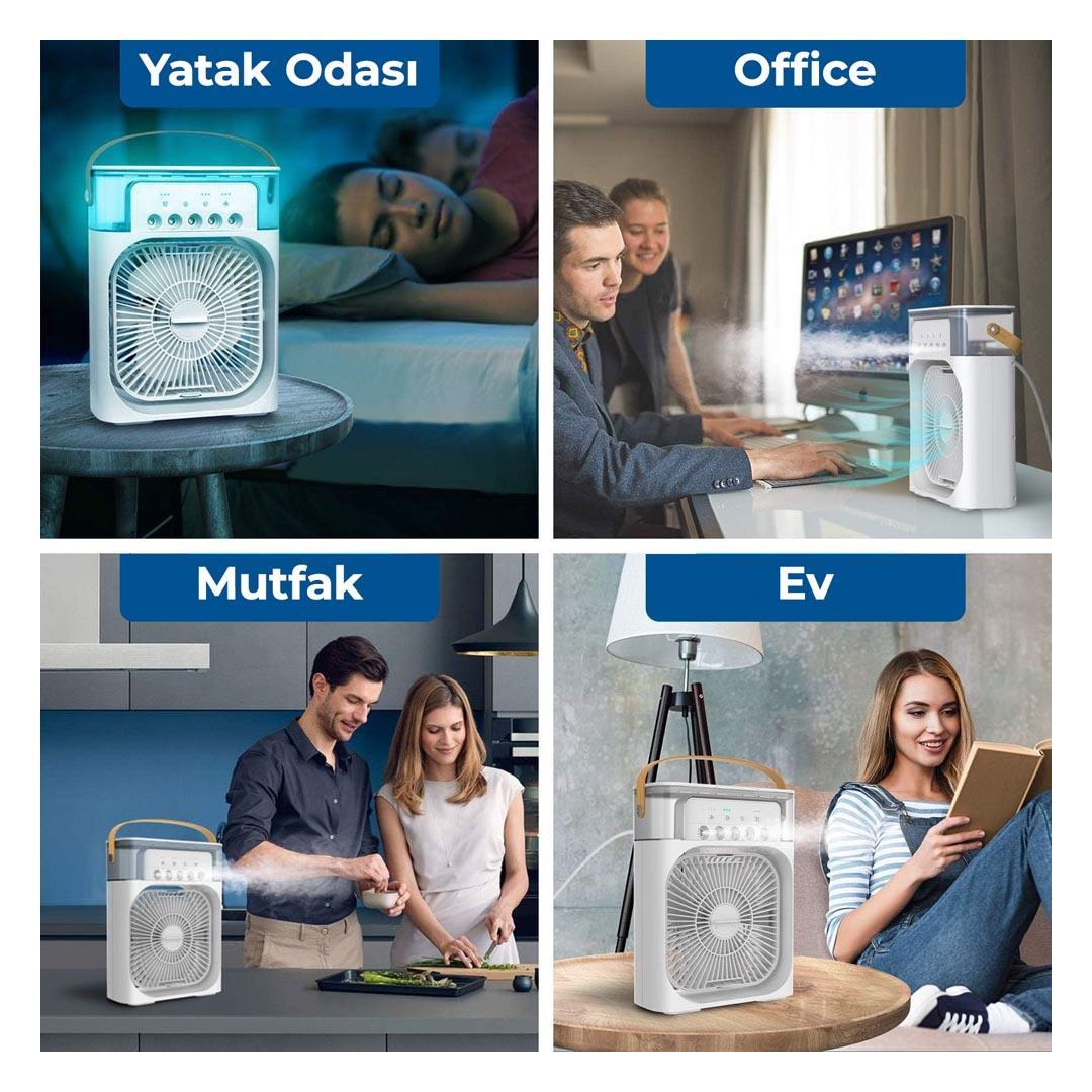 Avec AV-F170 Su Spreyli Taşınabilir USB Fan