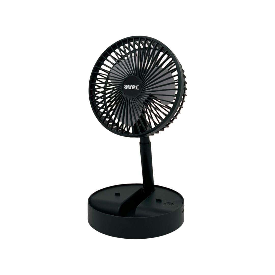 Avec AV-F550 Katlanır Teleskopik Taşınabilir USB Şarjlı Masaüstü Fan