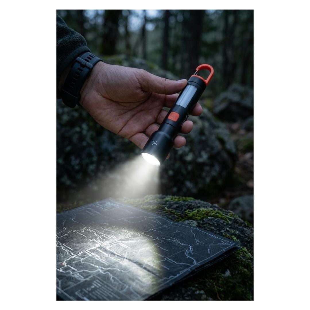 Powerdex PD-1007 UV Led Zoomlu Şarjlı El Feneri