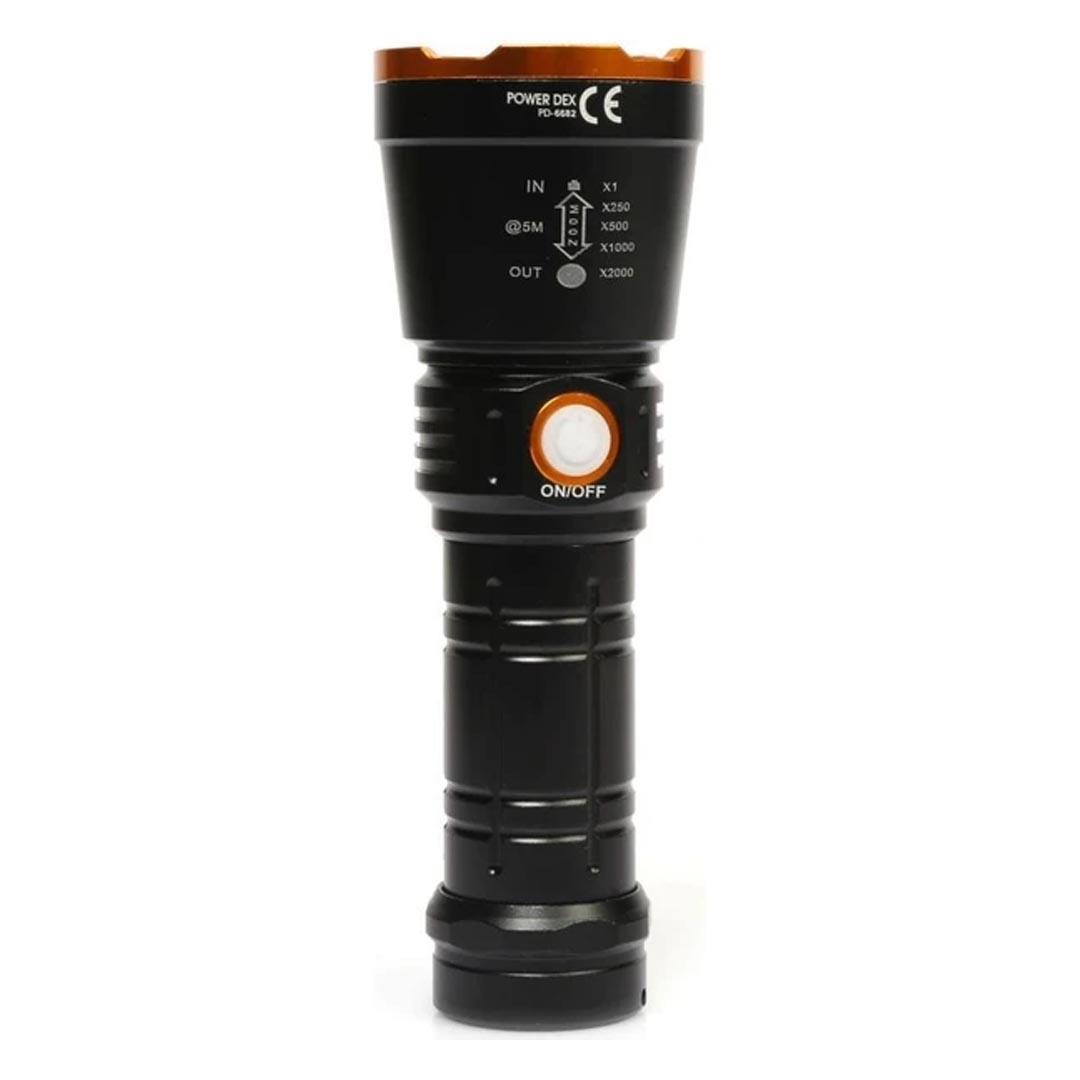 Powerdex PD-6682 Süper Led Profesyonel Şarjlı El Feneri 15 Watt
