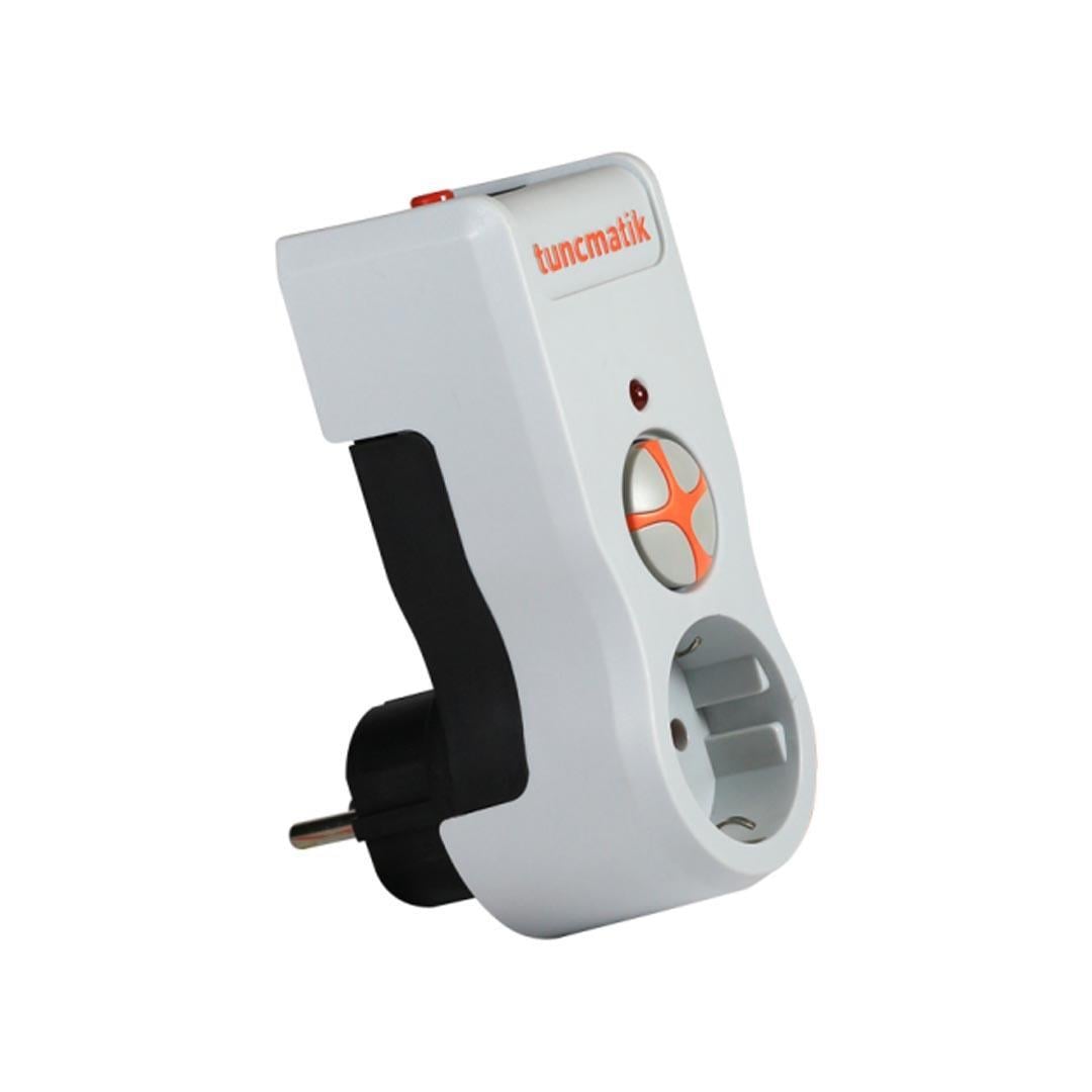 Tunçmatik TSK5078 Powersurge 1li 525 Joule Enerji Koruma Prizi Beyaz