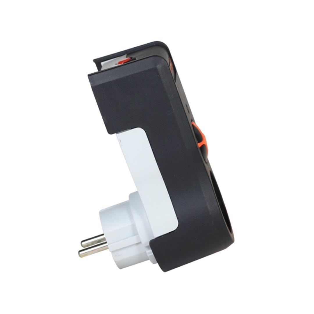 Tunçmatik TSK5079 Powersurge 1li 525 Joule Enerji Koruma Prizi Siyah