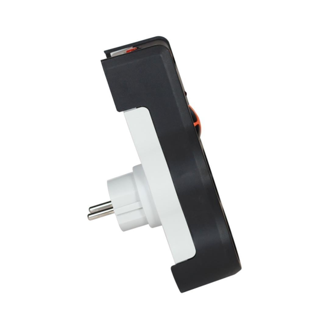 Tunçmatik TSK5081 Powersurge 2li 525 Joule Enerji Koruma Prizi Siyah