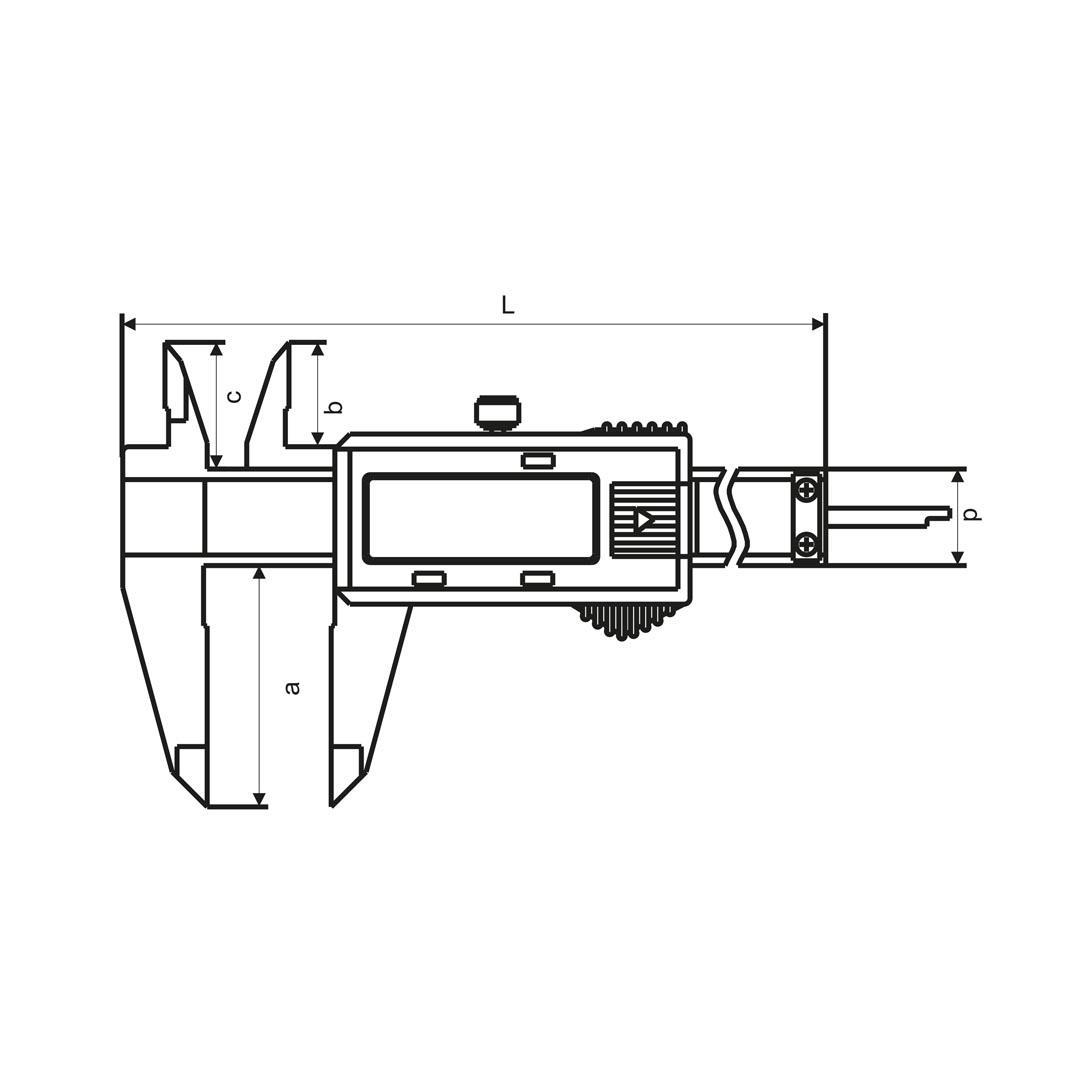 Shan C102-1501E Ekonomik Tip Dijital Kumpas