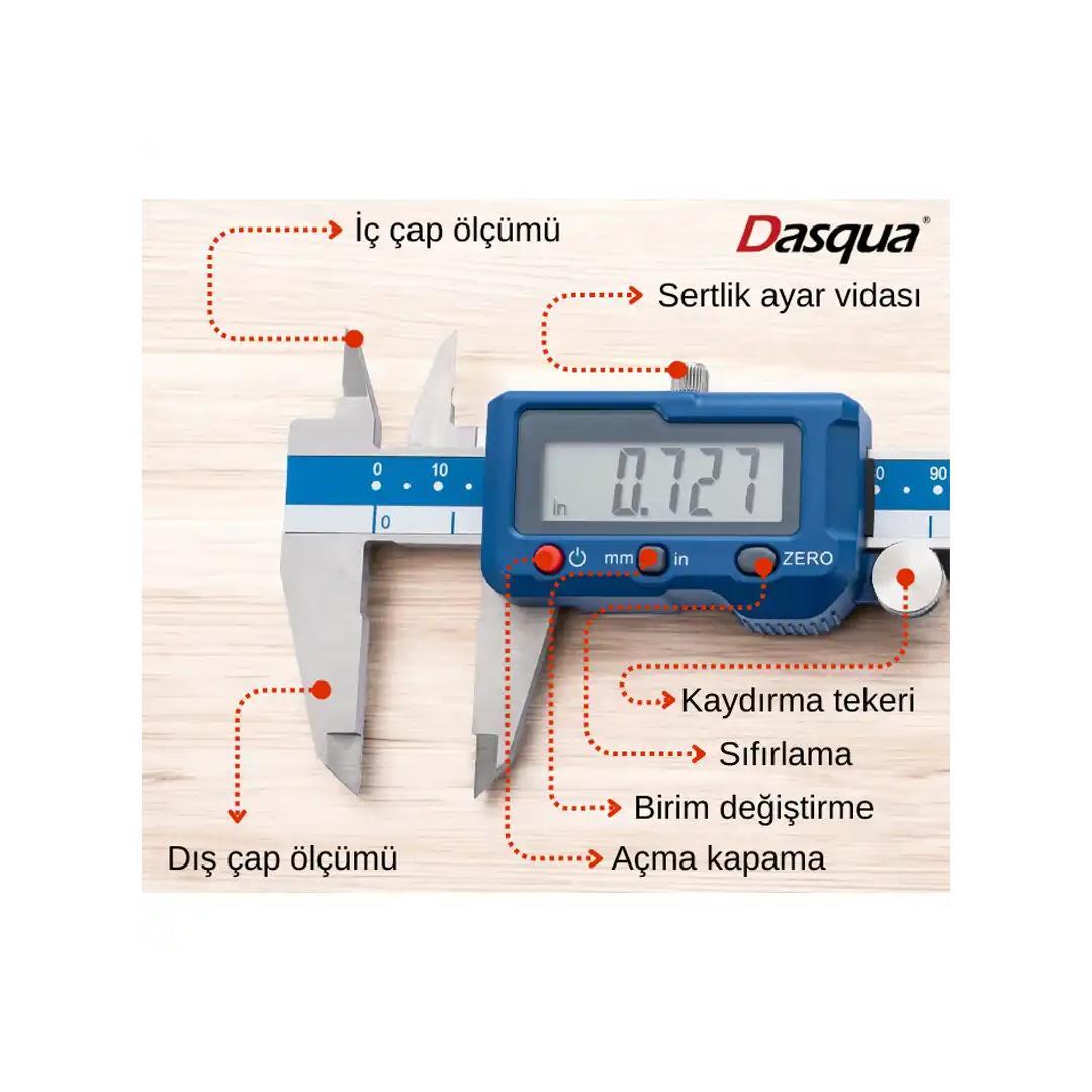 Dasqua 2000-2005 Dijital Kumpas 0-150 mm x 0,01 mm