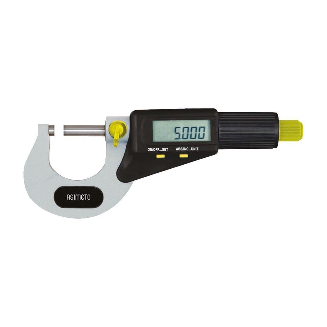 Asimeto AS-116-01-0 Dijital Dış Çap Mikrometresi 0-25 mm
