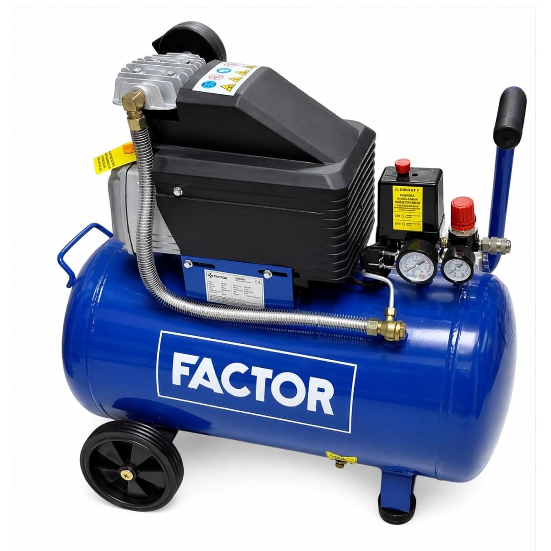 Factor ZB2550 Hava Kompresörü 2.5 Hp 8 Bar 50 Litre