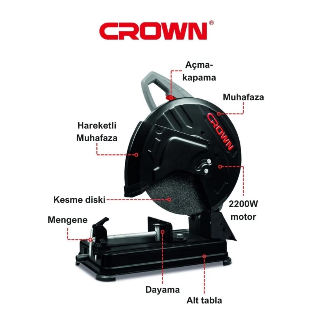 Crown CT15232 Profil Kesme 2200 Watt